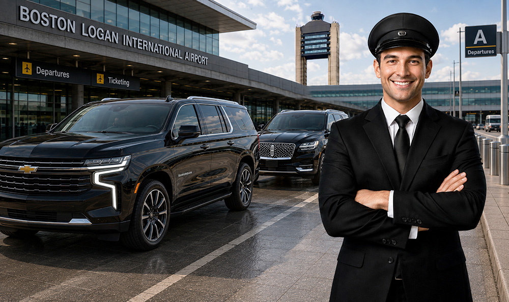 Boston Limousine airport car service booking at Boston Logan International Airport