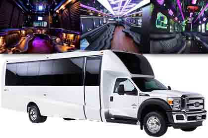 18 Passengers Party Bus