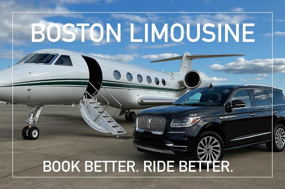 Boston Airport Car Service Driver with a sign